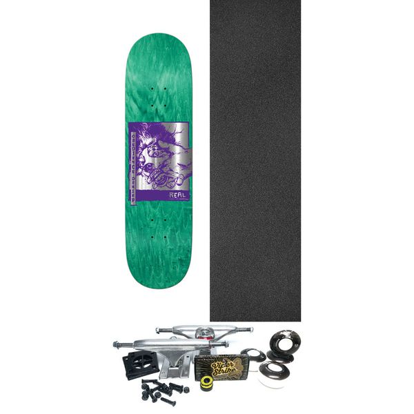 Real Skateboards Obedience Denied Re-Up Skateboard Deck - 8.5" x 31.8" - Complete Skateboard Bundle